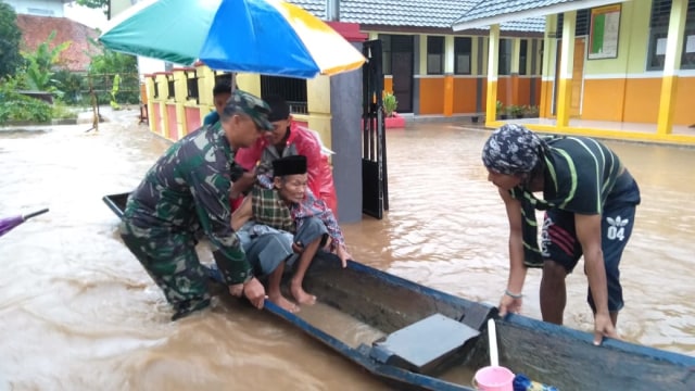 Banjir di Labuan, Pandeglang. (Foto: Dok. Istimewa)