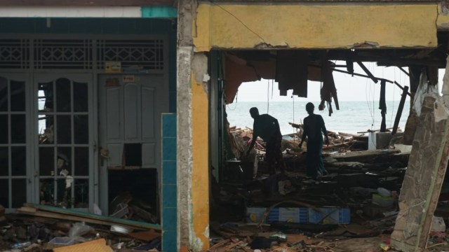 Ilustrasi reruntuhan bangunan, Rabu (26/12). Foto: Nugroho Sejati/kumparan