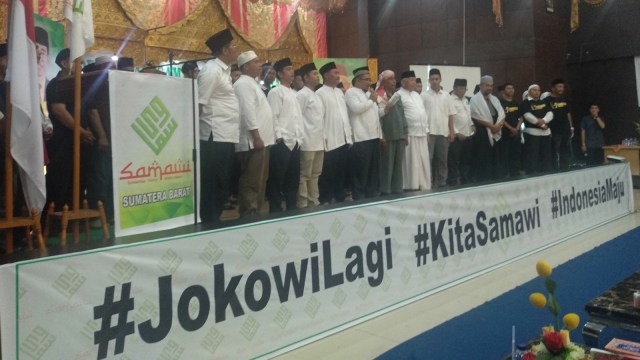Solidaritas Ulama Muda Sumbar Deklarasi Dukungan untuk Jokowi-Ma'ruf 