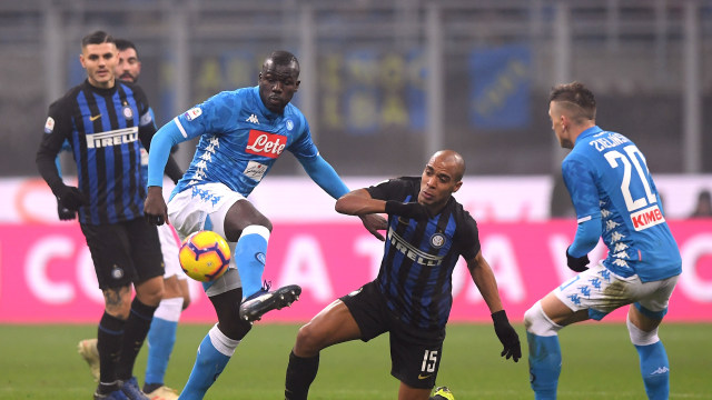 Inter sukses taklukkan Napoli 1-0. (Foto: REUTERS/Alberto Lingria)