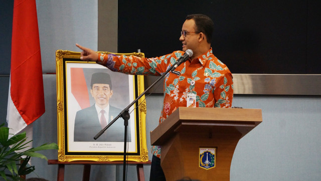 Gubernur DKI Jakarta, Anies Baswedan saat melakukan perencanaan pembangunan Tahun 2019 dalam rangka Penyusunan RKPD Tahun 2020. (Foto: Irfan Adi Saputra/kumparan)