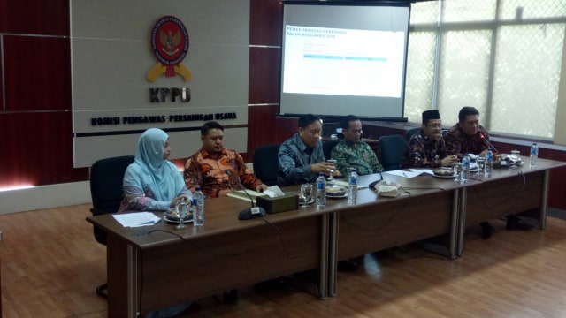 Konferensi pers pencapaian Komisi Pengawas Persaingan Usaha (KPPU). (Foto: Resya Firmansyah/kumparan)