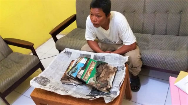 Pelaku Pembakar Al Qur'an di Kabupaten Langkat. (Foto: Dok. Humas Polda Sumut)