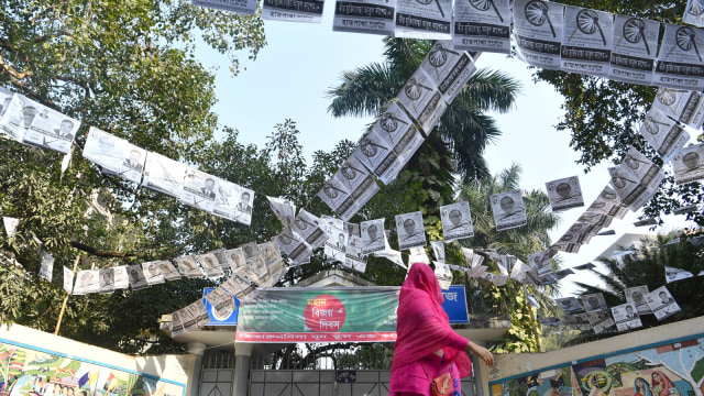 Suasana kampanye pemilu di Bangladesh.  (Foto: AFP/Indranil MUKHERJEE)