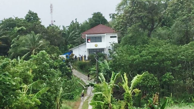 Pos Pengamatan Gunung Anak Krakatau di Desa Pasauran, Serang, Banten (Foto: Sayid Mulki/kumparan)