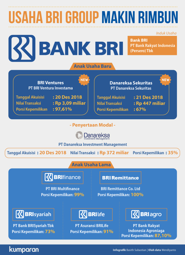 Infografik Anak Usaha BRI Group (Foto: Basith Subastian/kumparan)