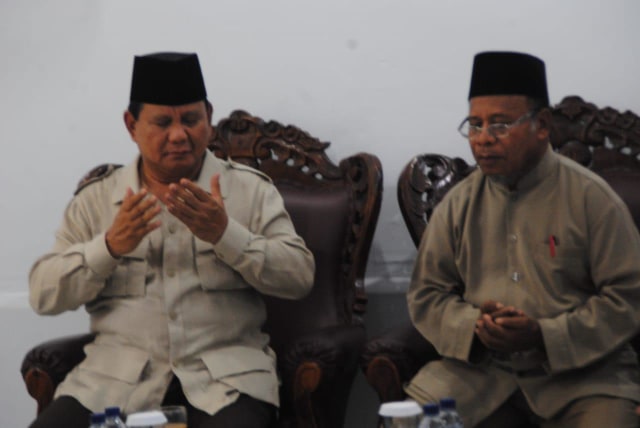 Bertemu MUI Maluku, Capres Prabowo Minta Doa Restu