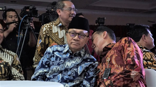 Ketua MPR, Zulkifli Hasan hadir dalam acara pelantikan pimpinan pusat pemuda Muhammadiyah periode 2018 - 2022 di Menteng, Jakarta Pusat (28/12). (Foto: Iqbal Firdaus/kumparan)