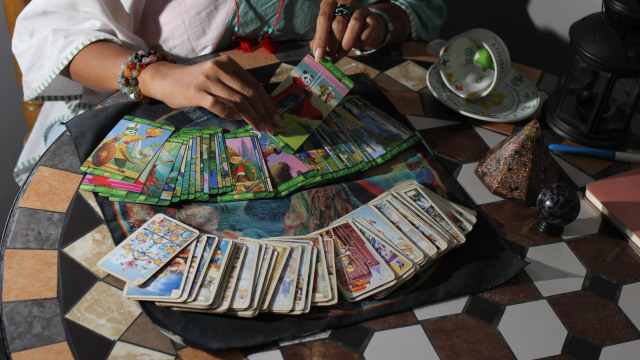 Ramalan Kartu Tarot. Foto: Helmi Afandi Abdullah/kumparan