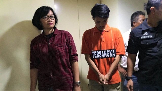 Rekonstruksi pembunuhan Sisca Icun Sulastri di Apartemen Kebagusan City, Jakarta Selatan. (Foto: Ferry Fadhlurrahman/kumparan)