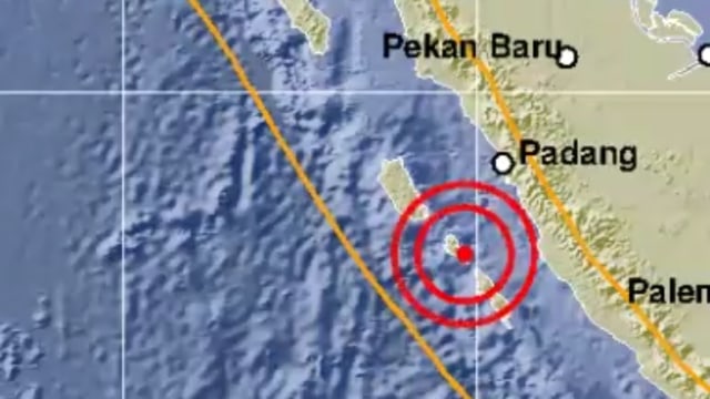 Gempa 4,7 Magnitudo Guncang Kepulauan Mentawai