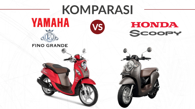 Komparasi Yamaha Fino vs Honda Scoopy  (Foto: Sabryna Putri Muviola/kumparan)
