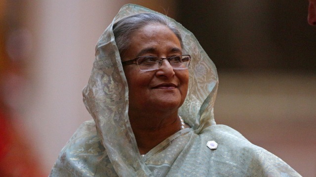 Perdana Menteri Bangladesh, Sheikh Hasina. (Foto: AFP/POOL/DANIEL LEAL-OLIVAS)