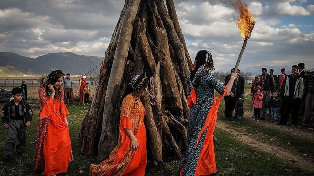 Perayaan tahun baru Norwuz di Mariwan, Iran. (Foto: Dok. Wikipedia)