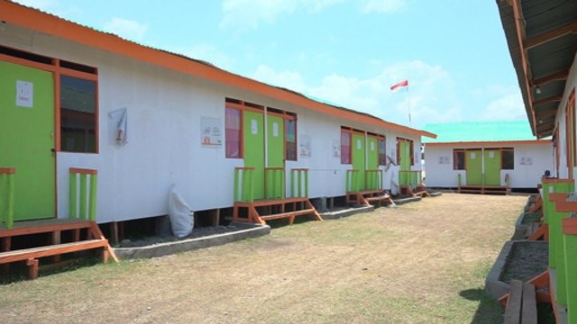 Shelter yang dibangun untuk korban bencana di Lombok. (Foto: Dok. kitabisa.com)
