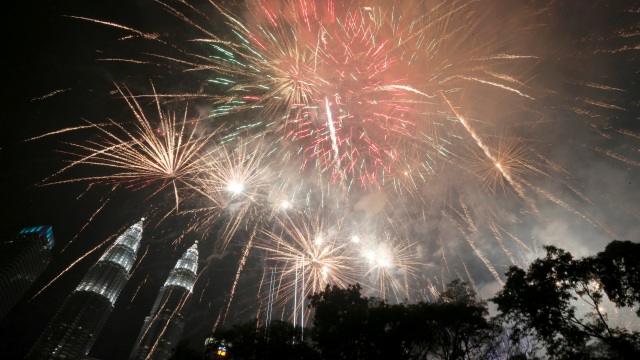 Perayaan Tahun Baru 2019 di Malaysia (Foto: REUTERS/Lai Seng Sin)