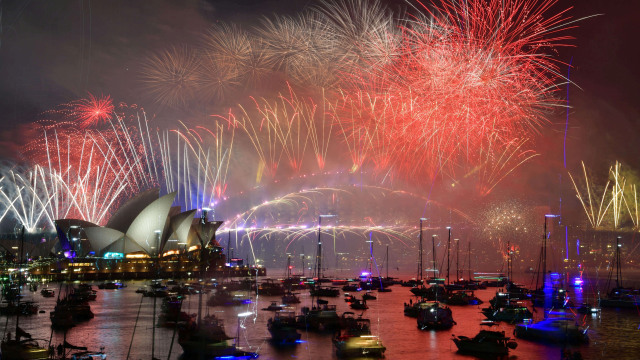 Perayaan Tahun Baru 2019 di Sydney Australia (Foto: Brendan Esposito/via REUTERS )