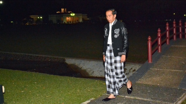 Jokowi Malam Tahun Baruan di Wisma Bayurini, Istana Bogor  (Foto: Agus Suparto - Presidential Palace)