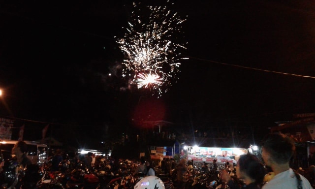 Pesta tahun baru di tegal (Foto: panturapost)