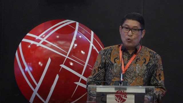 Direktur Utama PT Bursa Efek Indonesia, Inarno Djajadi, di acara Pembukaan Perdagangan Bursa Efek Indonesia 2019. Foto: Fanny Kusumawardhani/kumparan