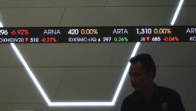 Ilustrasi IHSG di Bursa Efek Indonesia
