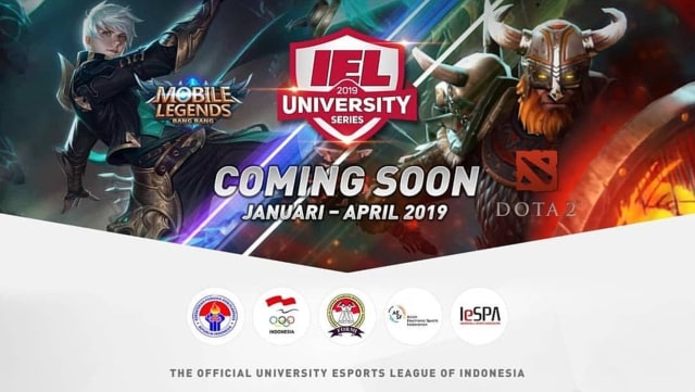 Kompetisi Indonesia eSports League (IEL) University Series 2019. (Foto: IESPA)