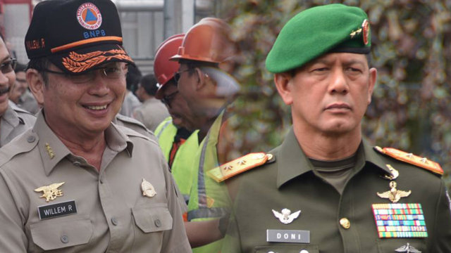 Laksamana Muda Willem Rampangilei dan Letjen TNI Doni Monardo. (Foto: Fitra Andrianto/kumparan dan Instagram @kodamsiliwangi)