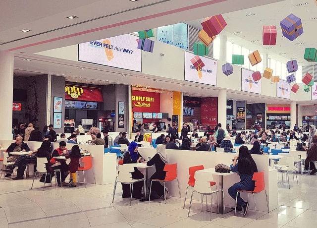 Ilustrasi food court (Foto: Instagram/ @retail_talk)