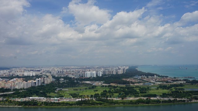 Singapura dari Sands SkyPark Observation Deck (Foto: dok. Yudhistira Amran S/ kumparan)