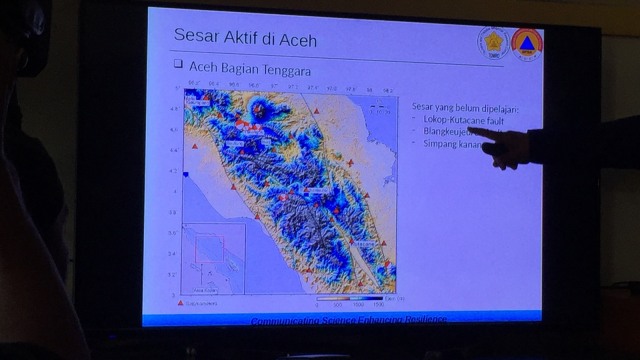 Konferensi pers di kantor BPBA Aceh. (Foto: Zuhri Noviandi/kumparan)