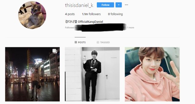 Kang Daniel Raih Satu Juta Pengikut di Instagram Pribadinya (Foto: Instagram @thisisdaniel_k)