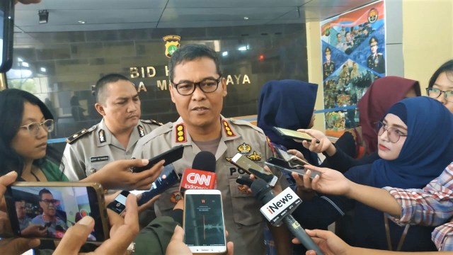 Kabid Humas Polda Metro Jaya, Kombes Pol Argo Yuwono memaparkan keterangan pada media. (Foto: Maulana Ramadhan/kumparan)
