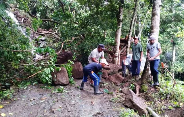 Akses 2 Kampung di Banyuwangi Terputus akibat Tebing Longsor