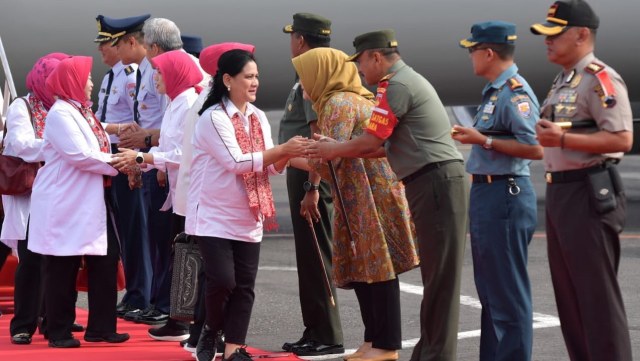 Ibu Negara Iriana Jokowi mengunjungi Kota Semarang, Jateng. (Foto: Kris - Biro Pers Sekretariat Presiden)