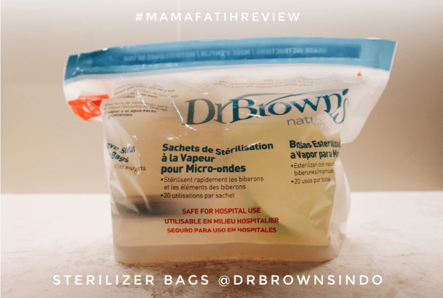Review Dr. Brown's Sterilizer Bag by Mom Reza (1)