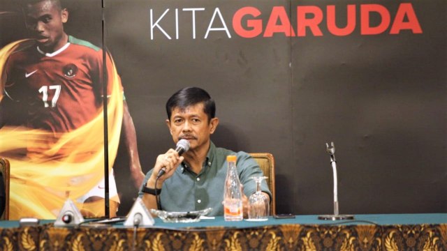 Indra Sjafri memaparkan keterangan kepada awak media di Hotel Sultan, Senayan, Jakarta Pusat. (Foto: Alan Kusuma/kumparan)