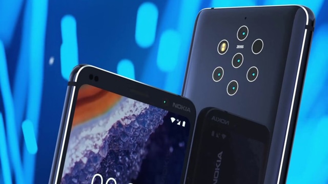 Penampakan smartphone Nokia 9 PureView. Foto: @evleaks/Twitter