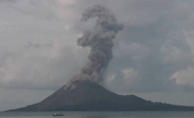 Gunung Anak Krakatau. (Dok. PVMBG)