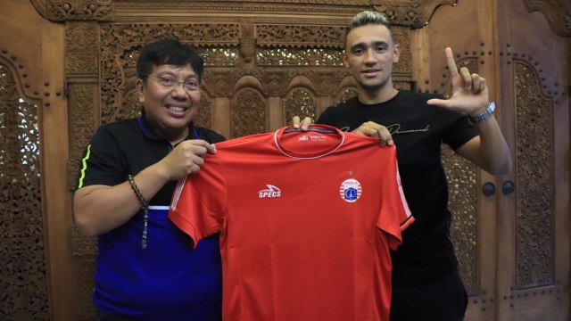 Bruno Matos resmi bergabung dengan Persija Jakarta. (Foto: Dok. Persija)