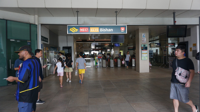 Stasiun MRT Bishan, Singapura. (Foto: Yudhistira Amran Saleh/kumparan)