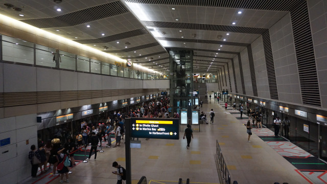 Stasiun MRT Bishan, Singapura. (Foto: Yudhistira Amrah Saleh/kumparan)