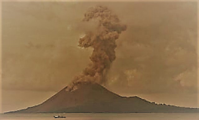 Kondisi Terkini Anak Krakatau, Asap Kawah Mencapai 1.500 Meter 