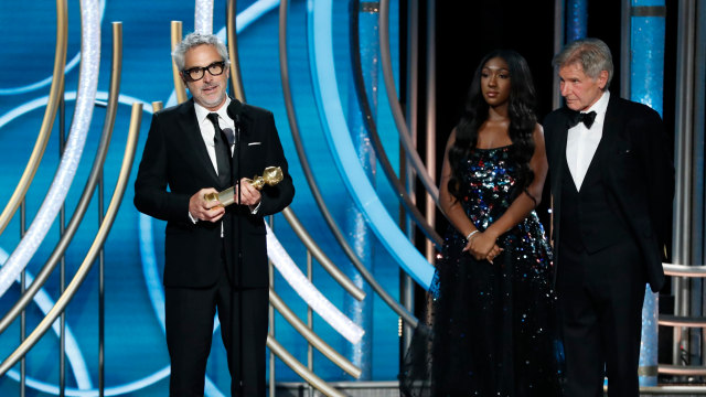 Alfonso Cuaron, pemenang 'Best Director' di Golden Globes 2019 (Foto: Paul Drinkwater/NBC Universal)