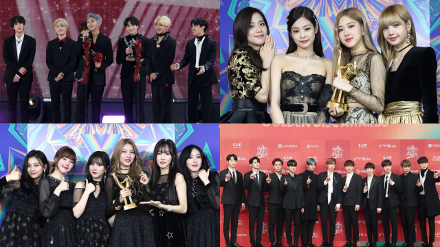 Artis K-Pop di GDA 2019. (Foto: Twitter/@goldendisc_en)