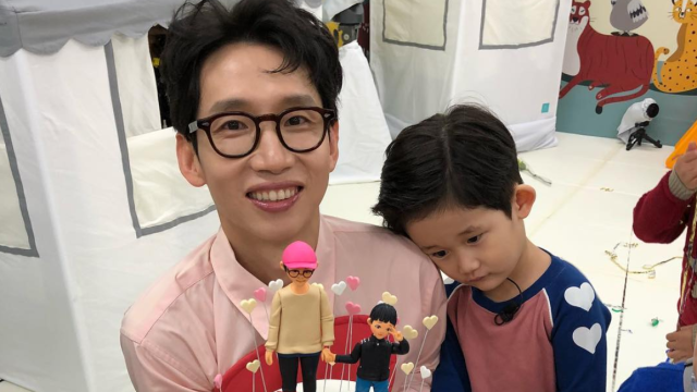 Bong Tae Gyu dan anaknya, Si Ha. (Foto: Instagram/@taegyu_bong)