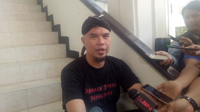 Ahmad Dhani di PN Jakarta Selatan. (Foto: Aria Pradana/kumparan)