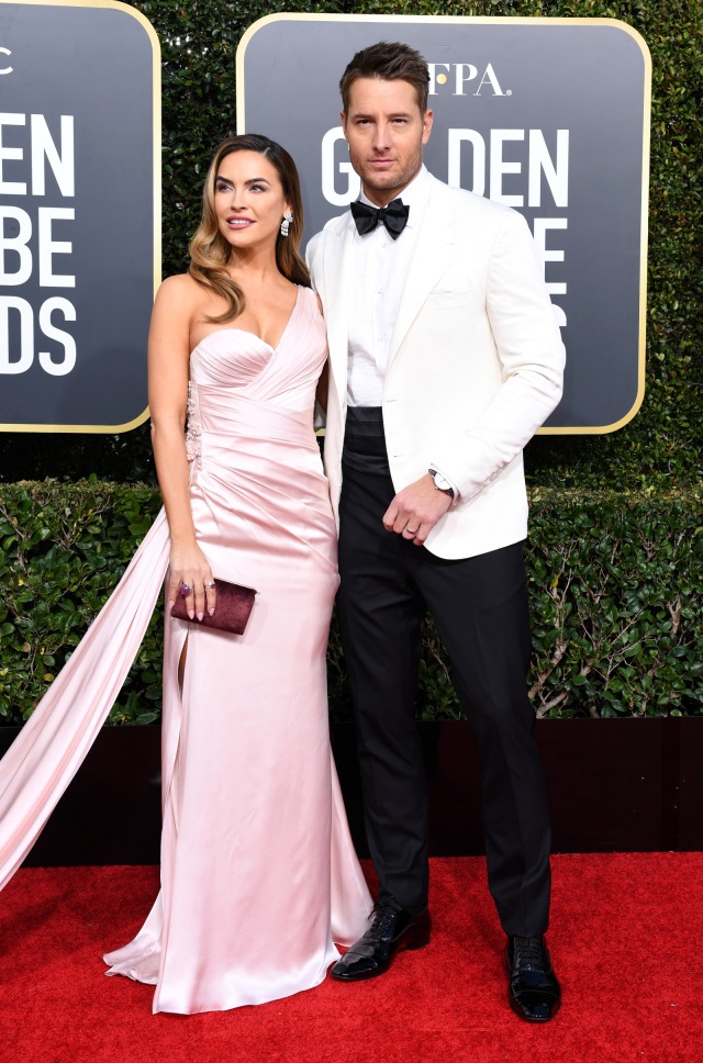 Chrishell Stause dan Justin Hartley. (Foto: AFP/VALERIE MACON)