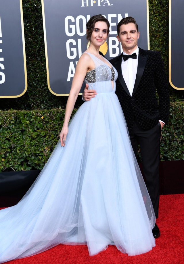 Dave Franco dan Alison Brie. (Foto: AFP/VALERIE MACON)