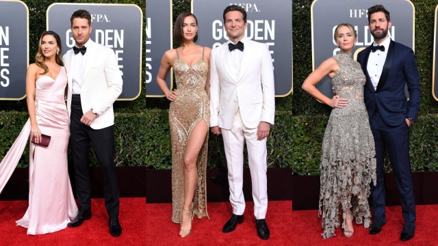 Pasangan Selebriti di Golden Globes 2019 (Foto: dok.AFP/VALERIE MACON )