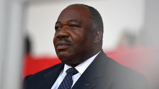 Presiden Gabon Ali Bongo Ondimba (Foto: AFP/Gabriel Bouys)